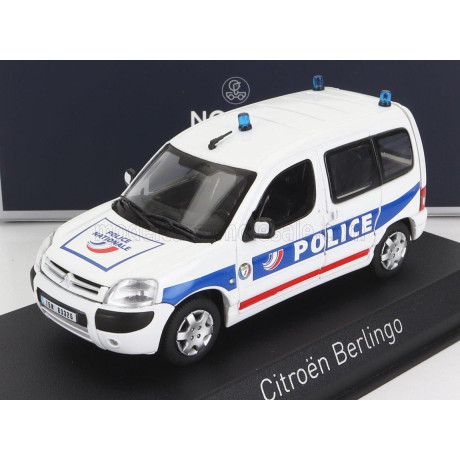 NOREV CITROEN BERLINGO POLICE NATIONALE BRIGADE FLUVIALE 2004 - WHITE 1/43