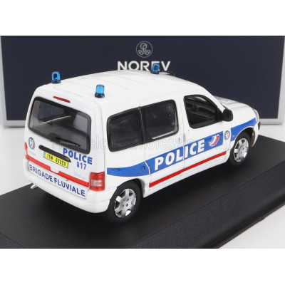 NOREV CITROEN BERLINGO POLICE NATIONALE BRIGADE FLUVIALE 2004 - WHITE 1/43