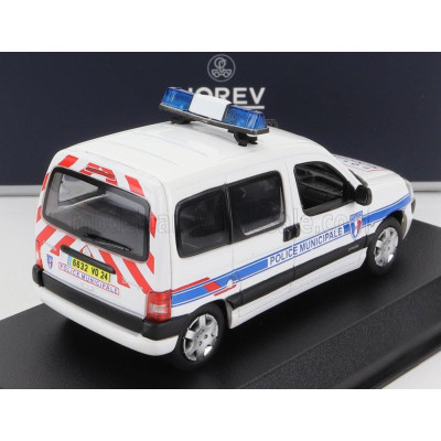 NOREV CITROEN BERLINGO POLICE MUNICIPALE 2007 - WHITE 1/43