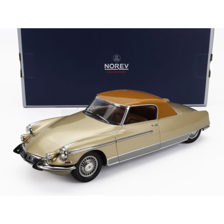 NOREV CITROEN DS19 LE DANDY 1964 - BEIGE MET BROWN 1/18