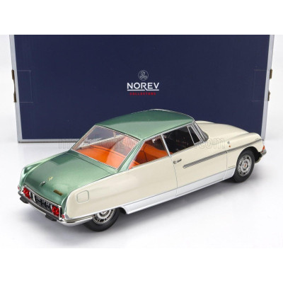 NOREV CITROEN DS21 LE LEMAN 1968 - IVORY GREEN MET 1/18