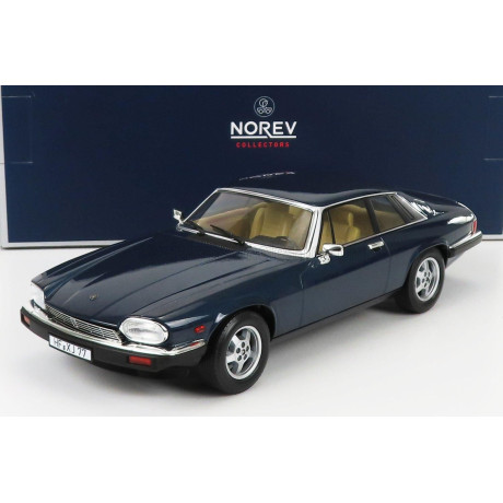NOREV JAGUAR XJ-S COUPE 1988 - BLUE MET 1/18