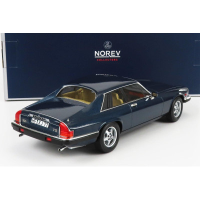 NOREV JAGUAR XJ-S COUPE 1988 - BLUE MET 1/18
