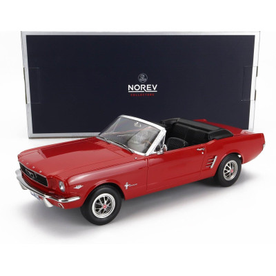 NOREV FORD USA MUSTANG COVERTIBLE 1966 - RED 1/18