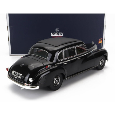 NOREV MERCEDES BENZ 300B (W186) LIMOUSINE 1955 PERSONAL CAR KONRAD ADENAUER - BLACK 1/18