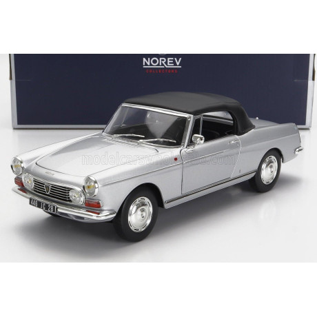 NOREV PEUGEOT 404 CABRIOLET 1967 - SILVER 1/18
