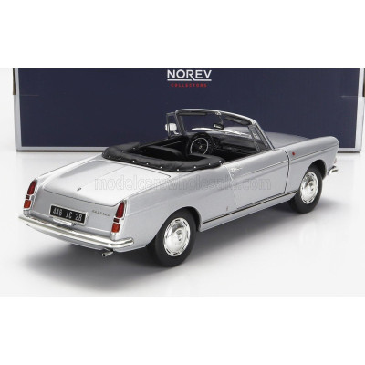 NOREV PEUGEOT 404 CABRIOLET 1967 - SILVER 1/18
