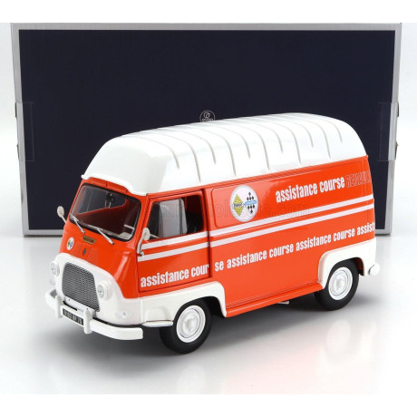 NOREV RENAULT ESTAFETTE VAN ASSISTANCE COURSE 1968 - ORANGE WHITE 1/18