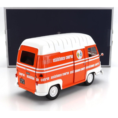 NOREV RENAULT ESTAFETTE VAN ASSISTANCE COURSE 1968 - ORANGE WHITE 1/18