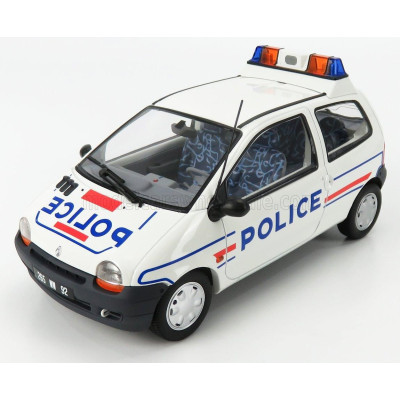 NOREV RENAULT TWINGO POLICE 1995 - WHITE 1/18