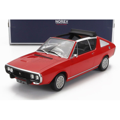 NOREV RENAULT 17 GORDINI CABRIOLET 1975 - RED 1/18