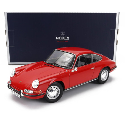 NOREV PORSCHE 901 911 L COUPE 1968 - POLO RED 1/18