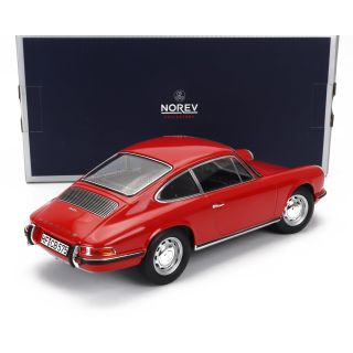 NOREV PORSCHE 901 911 L COUPE 1968 - POLO RED 1/18