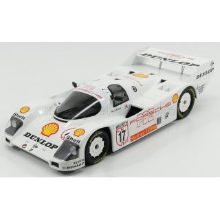 NOREV PORSCHE 962C DUNLOP N 17 SUPERCUP 1987 H.J.STUCK - WHITE 1/18