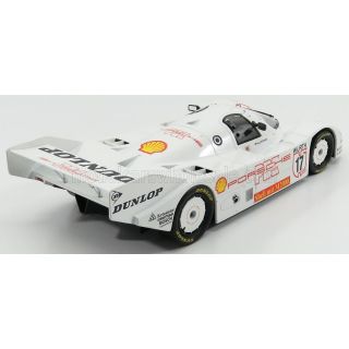 NOREV PORSCHE 962C DUNLOP N 17 SUPERCUP 1987 H.J.STUCK - WHITE 1/18
