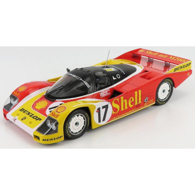 NOREV PORSCHE 962C PORSCHE AG TEAM N 17 2nd 24h LE MANS 1988 KLAUS LUDWING - HANS JOACHIM STUCK - DEREK BELL - RED YELLOW WHITE