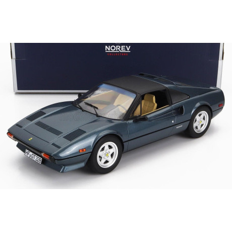 NOREV FERRARI 308 GTS 1982 - BLUE MET 1/18