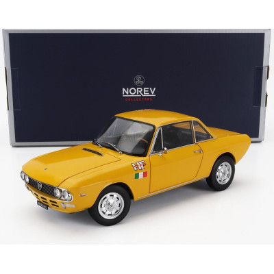 NOREV LANCIA FULVIA 1600 HF LUSSO 1971 - YELLOW 1/18