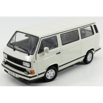 NOREV VOLKSWAGEN T3 MULTIVAN MINIBUS WHITE STAR 1992 - WHITE 1/18