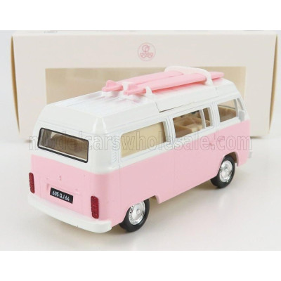 NOREV VOLKSWAGEN T2b CAMPER VAN 1962 - PINK WHITE 1/43