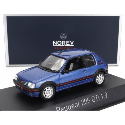 NOREV PEUGEOT 205 1.9 GTi 1992 - MIAMI BLUE 1/43
