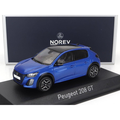 NOREV PEUGEOT 208 GT 2024 - VERTIGO BLUE 1/43