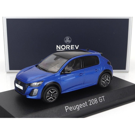 NOREV PEUGEOT 208 GT 2024 - VERTIGO BLUE 1/43