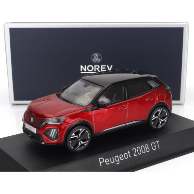 NOREV PEUGEOT 2008 GT 2024 - ELIXIR RED 1/43