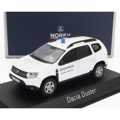 NOREV DACIA DUSTER POLICE EQUIPE CYNOPHILE 2020 - WHITE 1/43
