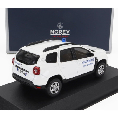 NOREV DACIA DUSTER POLICE EQUIPE CYNOPHILE 2020 - WHITE 1/43