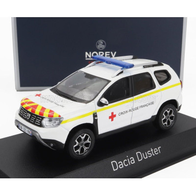 NOREV DACIA DUSTER VLTT MEDICAL CAR AMBULANCE 2020 - WHITE 1/43
