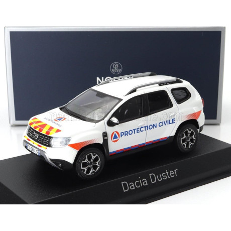 NOREV DACIA DUSTER PROTECTION CIVILE 2020 - WHITE 1/43