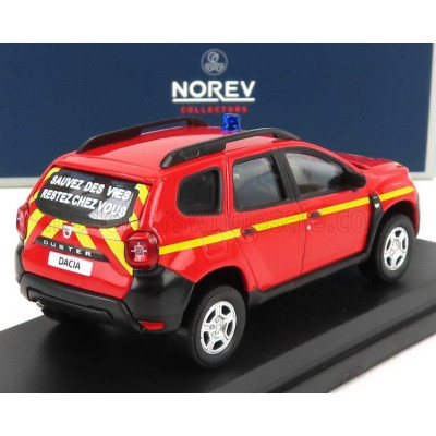 NOREV DACIA DUSTER POMPIERS 2020 - RED YELLOW 1/43