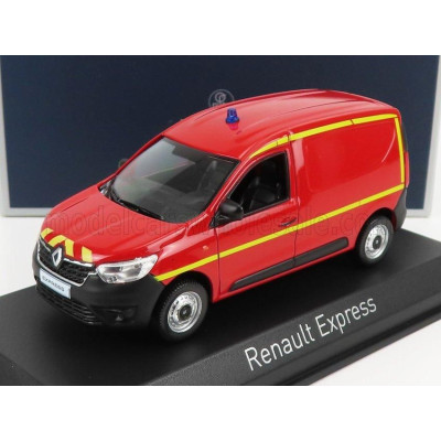 NOREV RENAULT EXPRESS VAN SAPEURS POMPIERS 2021 - RED YELLOW 1/43