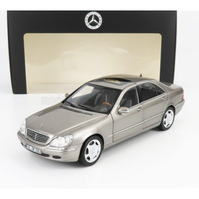 NOREV MERCEDES BENZ S-CLASS S600 (W220) 2005 - CUBANITE SILVER 1/18