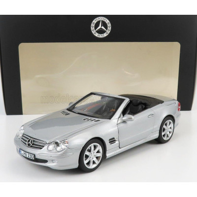 NOREV MERCEDES BENZ SL-CLASS SL500 (R230) CABRIOLET 2003 - SILVER 1/18