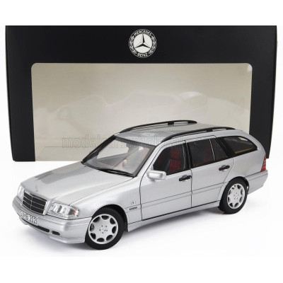 NOREV MERCEDES BENZ C-CLASS C200 (S202) T-MODELL SW STATION WAGON 1997-2001 - SILVER 1/18