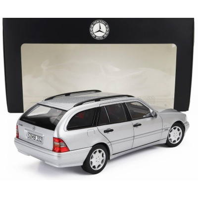 NOREV MERCEDES BENZ C-CLASS C200 (S202) T-MODELL SW STATION WAGON 1997-2001 - SILVER 1/18