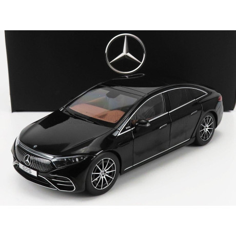 NZG MERCEDES BENZ EQS AMG LINE (V297) 2022 - OBSIDIAN BLACK 1/18