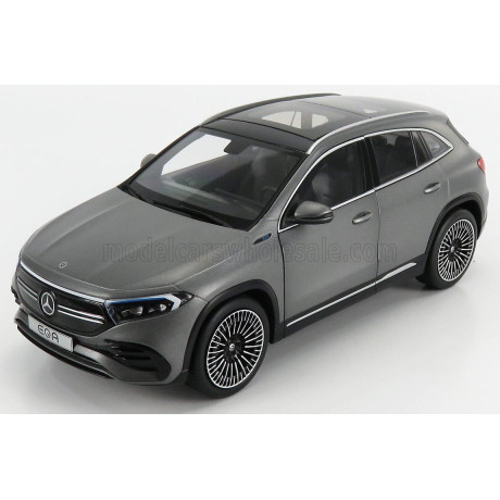 NZG MERCEDES BENZ EQA (H243) 2021 - MOUNTAIN MAGNO GREY 1/18