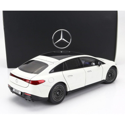 NZG MERCEDES BENZ EQS (V297) 2022 - OPALITE WHITE BRIGHT 1/18