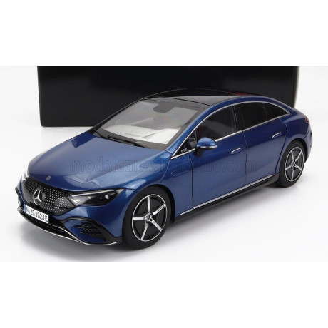 NZG MERCEDES BENZ EQE (V295) 2022 - SPECTRAL BLUE MET 1/18
