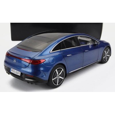 NZG MERCEDES BENZ EQE (V295) 2022 - SPECTRAL BLUE MET 1/18