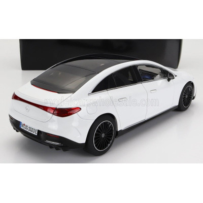 NZG MERCEDES BENZ EQE (V295) 2022 - OPLALITH WHITE 1/18