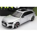 NZG AUDI A4 RS4 AVANT SW STATION WAGON 2020 - SILVER 1/18