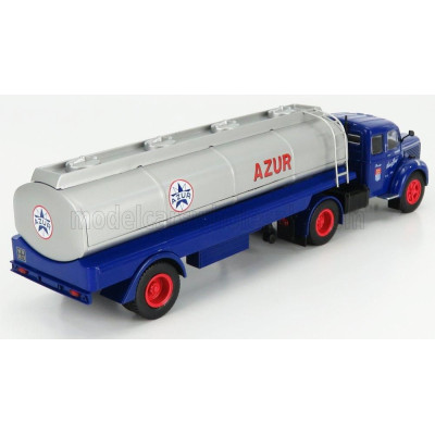 ODEON BERLIET TLM 10M2 TANKER TRUCK AZUR 1961 - BLUE SILVER 1/43