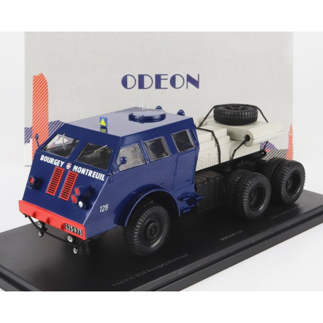 ODEON PACIFIC TANK M26 TRACTOR TRUCK 3-ASSI BOURGEY MOUNTREUIL 1944 - BLUE 1/43