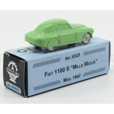OFFICINA 942 FIAT 1100S MILLE MIGLIA - LIGHT GREEN 1/76