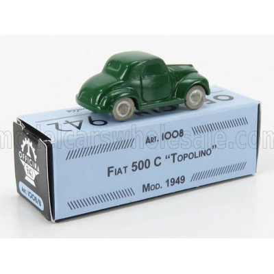 OFFICINA 942 FIAT 500C TOPOLINO 1949 - GREEN 1/76