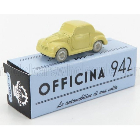 OFFICINA 942 FIAT 500C TOPOLINO 1949 - CREAM 1/76